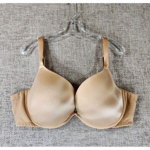 Serenada Underwire T-Shirt Bra Womens 48D Beige Full Coverage Molded Cups